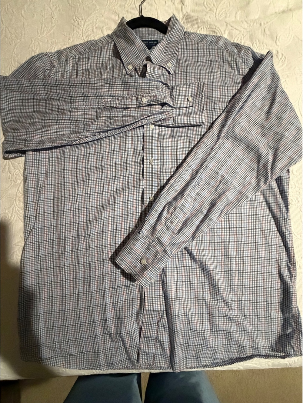Peter Millar Crown Crafted XL Flex Finish Button-Down Shirt